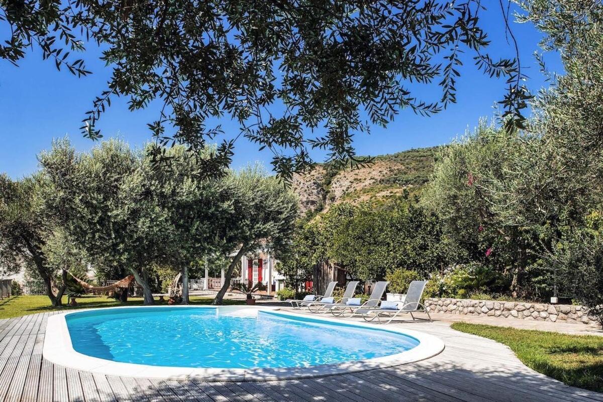 Villa Relais Mamma Mia Sea Views Pool & Terraces Massa Lubrense Exterior foto