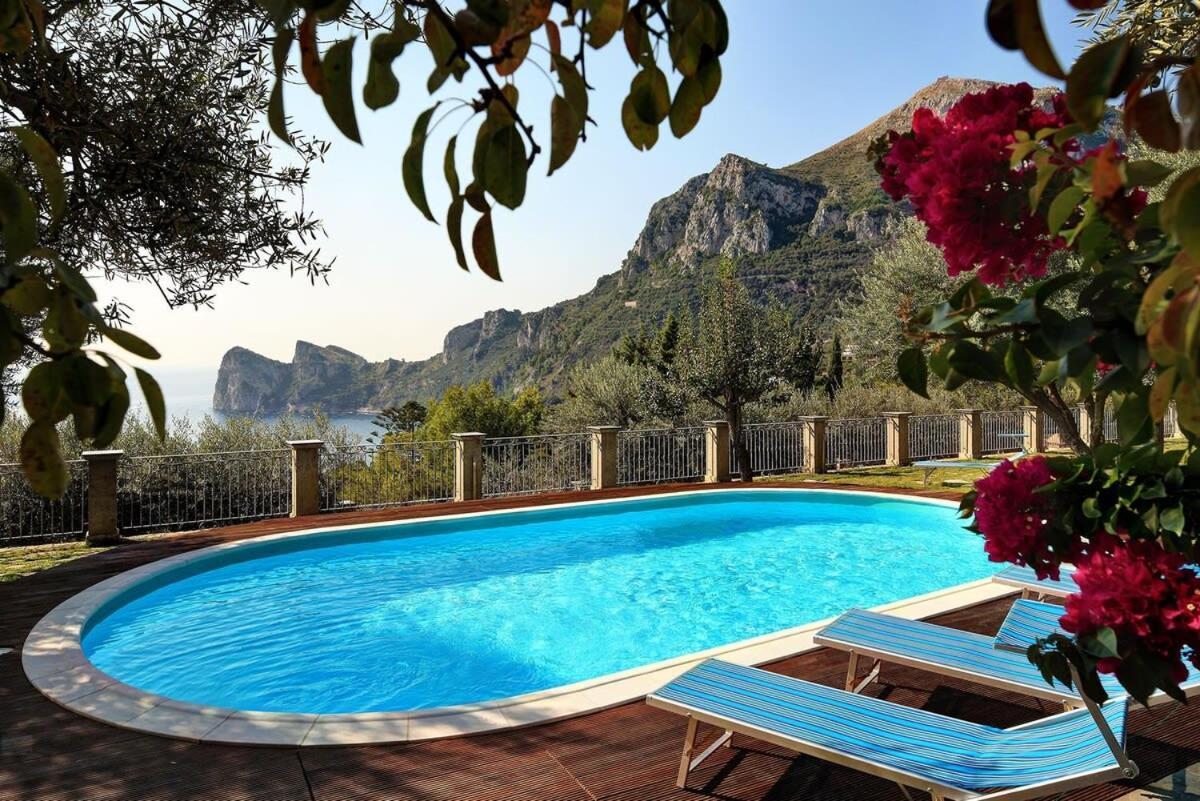 Villa Relais Mamma Mia Sea Views Pool & Terraces Massa Lubrense Exterior foto