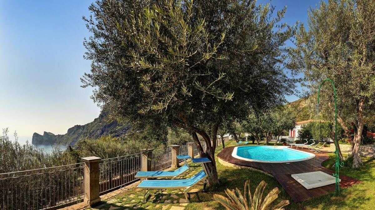 Villa Relais Mamma Mia Sea Views Pool & Terraces Massa Lubrense Exterior foto
