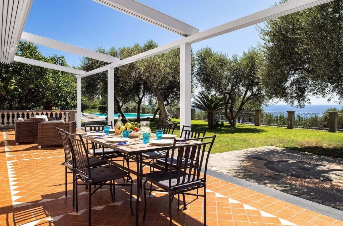 Villa Relais Mamma Mia Sea Views Pool & Terraces Massa Lubrense Exterior foto